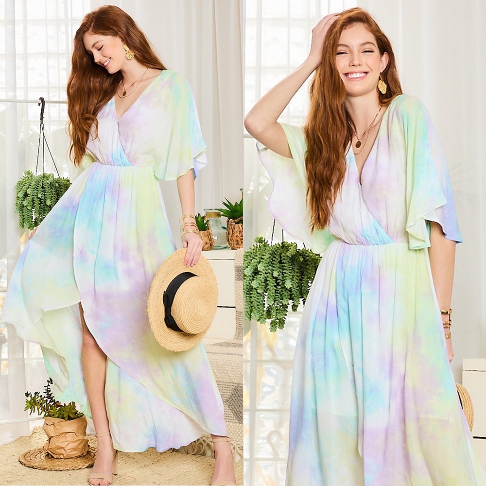 🎄CYBER SALE🎄Goddess Tie Dye Maxi Dress - Picture 9 of 10